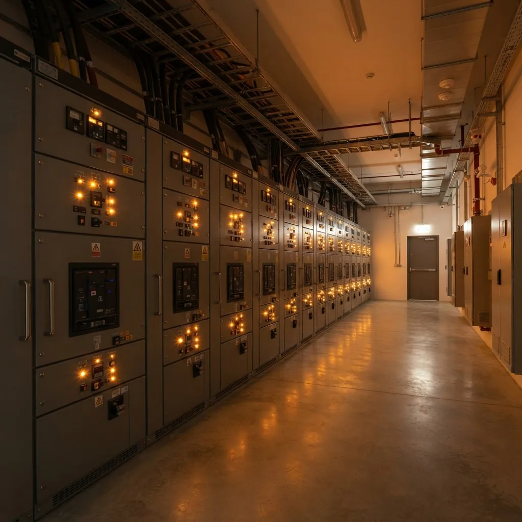 Industrial power distribution and energy management infrastructure